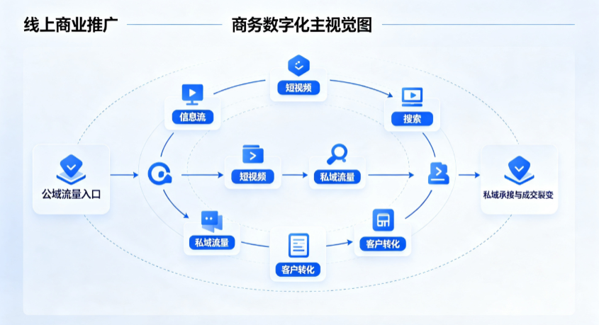 三明线上商业推广怎么做？全域流量闭环搭建与低成本转化实战指南